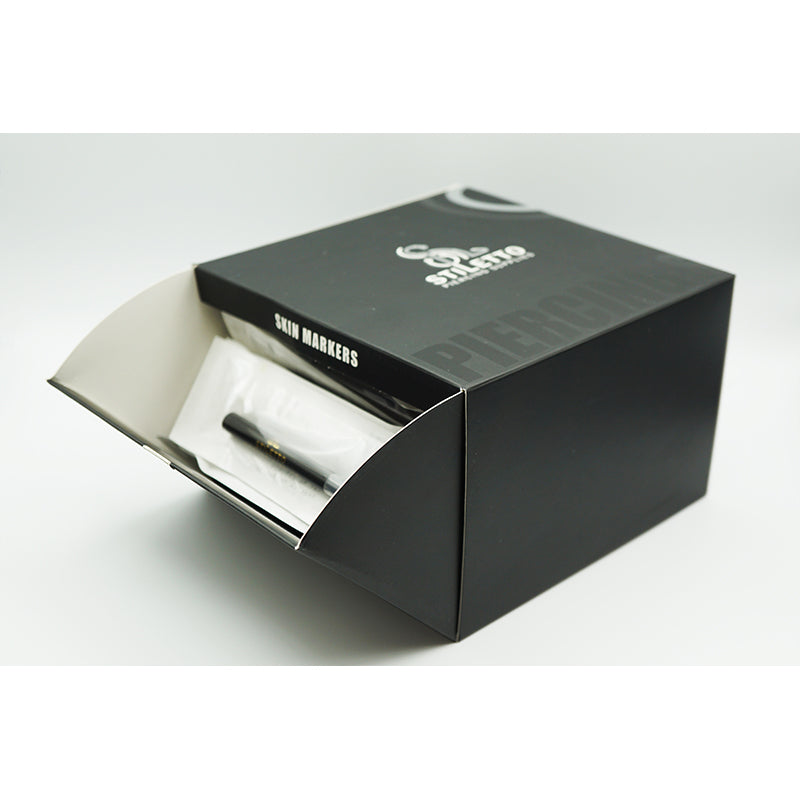 Skin Marker Updated Purple and White Fine Tip Marker (Box of 100)